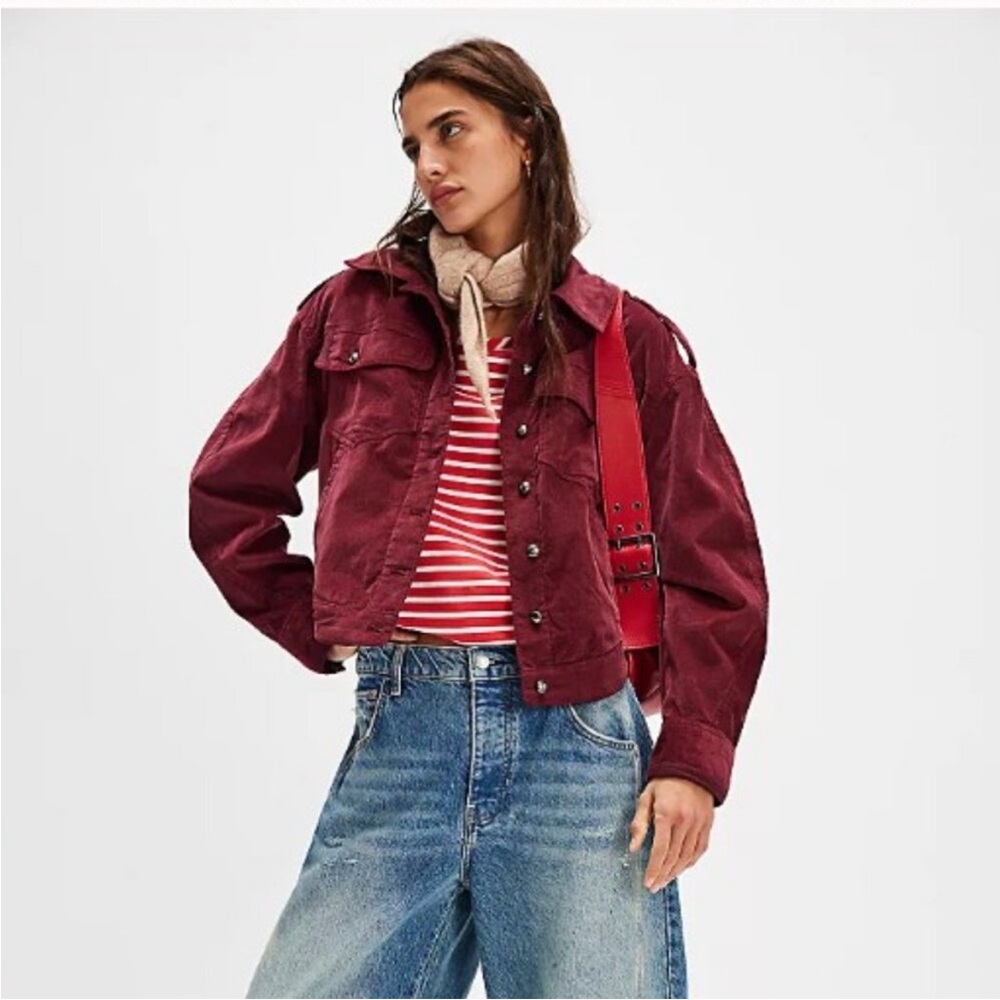 We The Free/Free People Officer Velvet Jacket